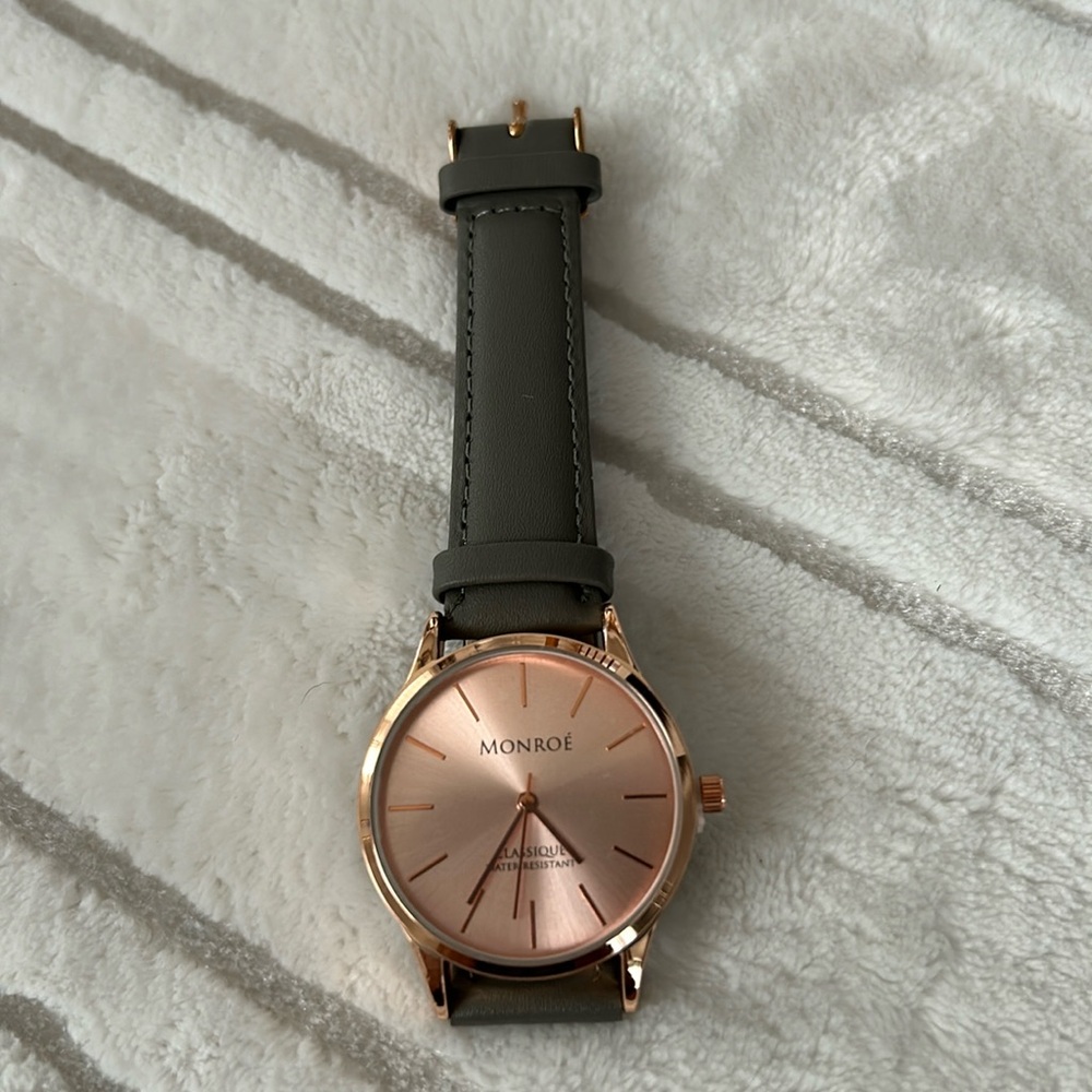 Monroe Watches: Solerose-Charcoal. New in package and never worn.
